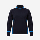 Jumper Alexis Roll Neck Contrast Trim Wool Blend N