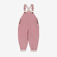 Pink worker dungarees