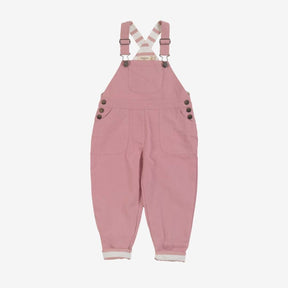 Pink worker dungarees