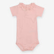 Bodysuit Frill Collar Pink 