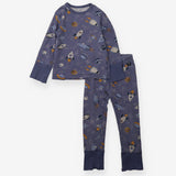 Pyjamas purple planets jersey