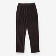 Corduroy Pull On Elastic Waist Trousers Dark Charc