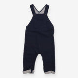 Jersey Dungarees Navy with Poppers