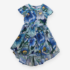 Dress with Blue Flowers