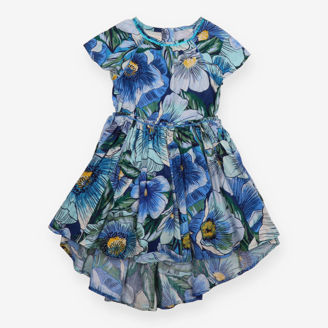 Dress with Blue Flowers
