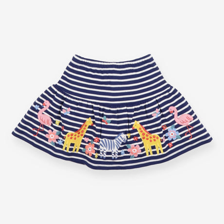 Skort navy stripe animals navy cycle shorts