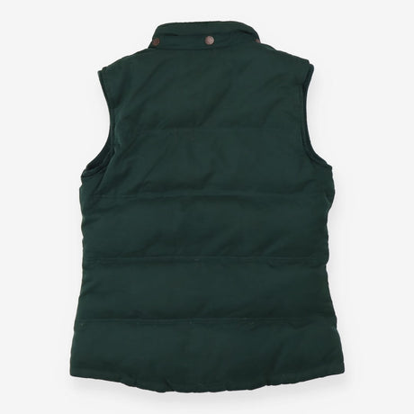Green Quilted Jacket with Faux Fur Lining