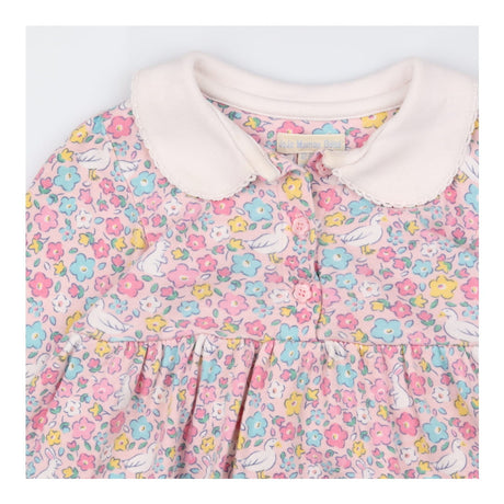 Pink Duck Dress with Pocket Pal