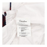 Patachou tartan trousers and white shirt