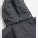 Raincoat navy detachable dinosaur fleece lined