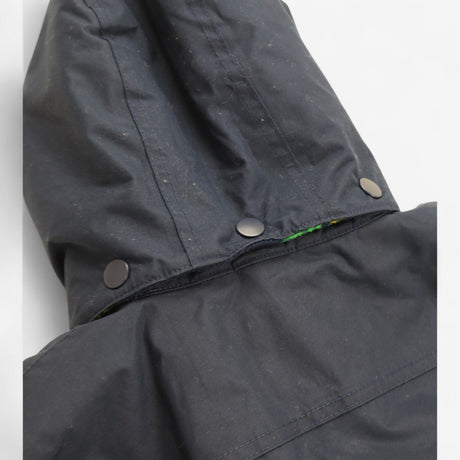 Raincoat navy detachable dinosaur fleece lined