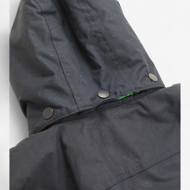Raincoat navy detachable dinosaur fleece lined