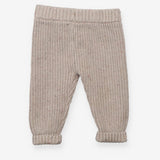 Grey knit leggings penguin face