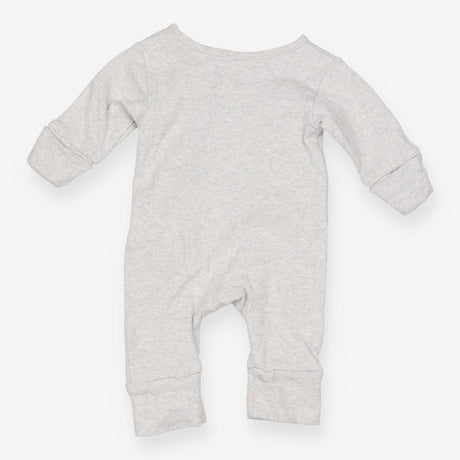 Sleepsuit zip grey bear I LOVE MY DADDY