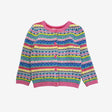 Pink Fairisle Cardigan