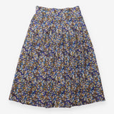 Skirt Floral Print Blue