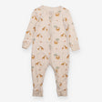 Cream Giraffes Sleepsuit 