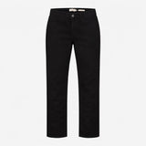 Black Slim Leg Cotton Stretch Jeans
