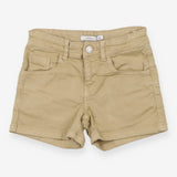 Denim Mini Shorts Stone