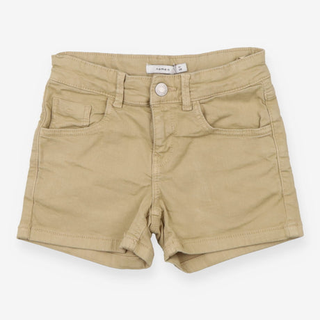 Denim Mini Shorts Stone