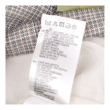 Checked Trouser Suit Tailored Blazer Slim Leg Trou