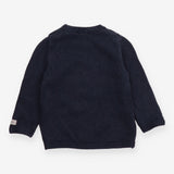 Navy Knit Jumper with Fox