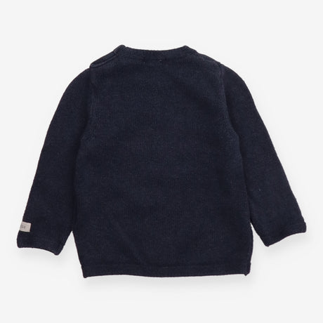 Navy Knit Jumper with Fox