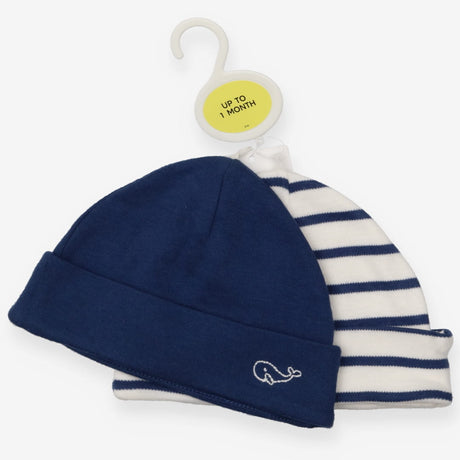 Baby Hat Blue Mix 2 Pack