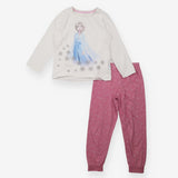 Pyjamas pink bottoms white Elsa top