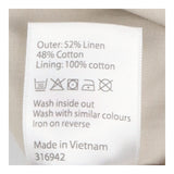 Cream Linen Trousers