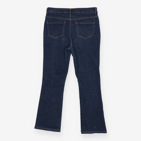 John Lewis Dark Denim Flare Leg Jeans Classic Blue