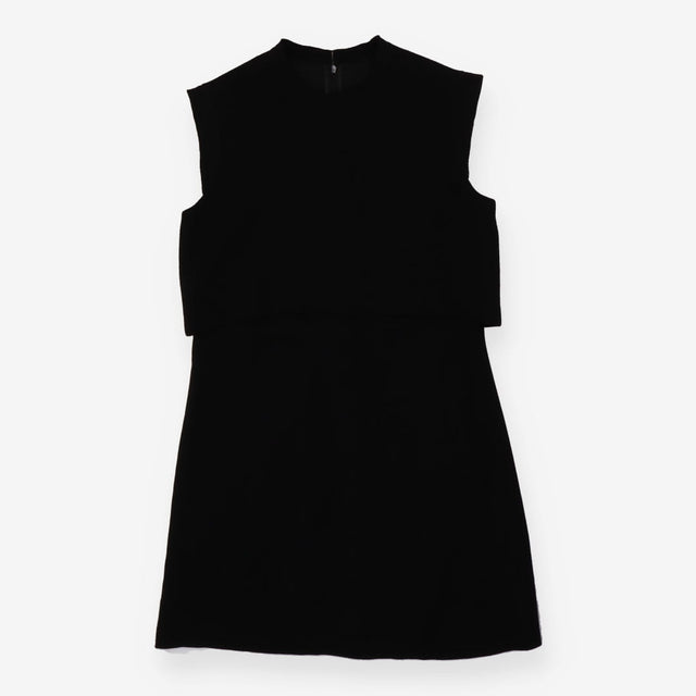 Short dress with overlay
