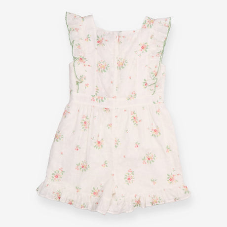 White floral playsuit heirloom collection