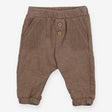 Joggers brown ribbed pockets