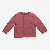 Jacket Fleece Lined Pink Flowers Embroidered