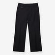 Black Tailored Wide Leg Trousers Butt