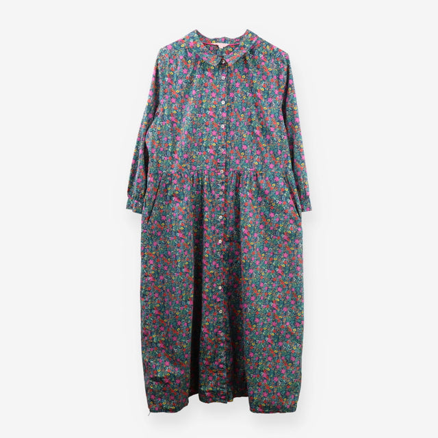 Floral Shirt Dress Muthahood