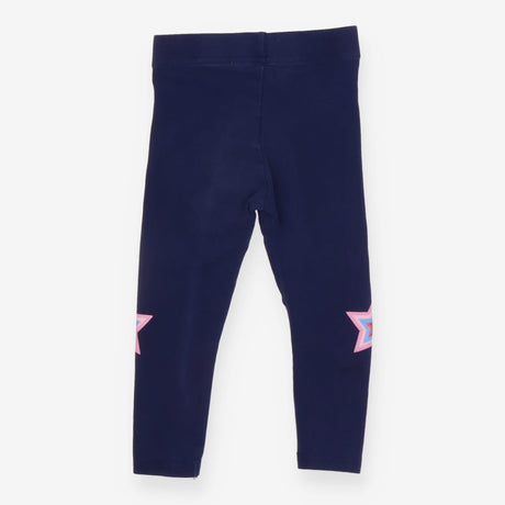 Leggings Navy with Star Appliques
