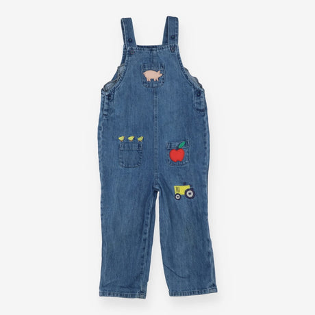 Dungarees farm applique