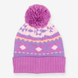 Bobble Hat Purple Aztec