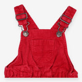 Red Corduroy Dungarees