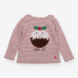 T-shirt Red stripe little pud christmas
