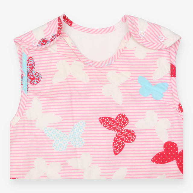 Stripe butterflies sleeping bag 2.5 tog