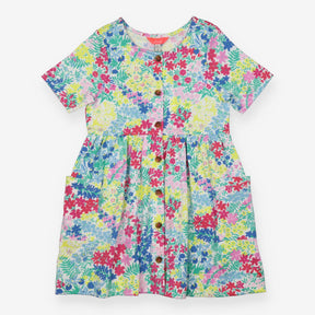 Dress short sleeve floral