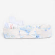 Hairband Blue and White Floral Bow