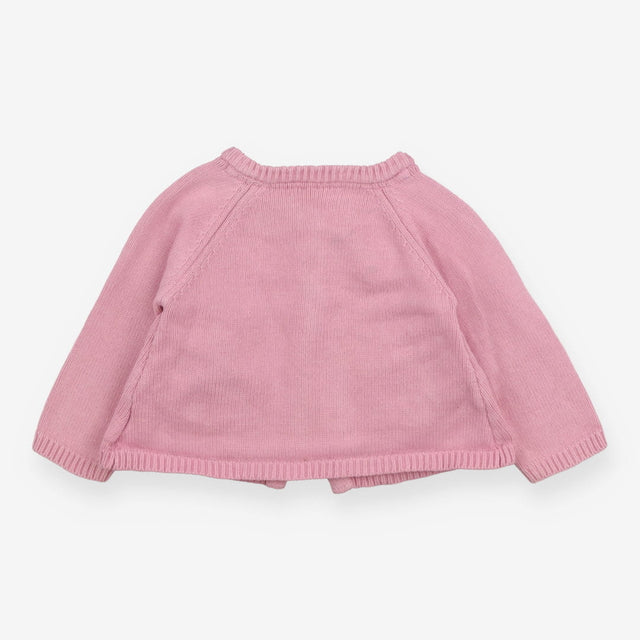 Pink Knit Cardigan Mice Pocket Pals