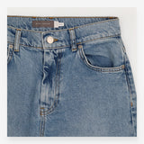 Jeans Light Blue 90s Straight Leg Mid Rise Cotton
