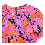 Vibrant Floral Cotton Shift Dress