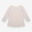 Top Grey Pink Striped Harbour Long Sleeve