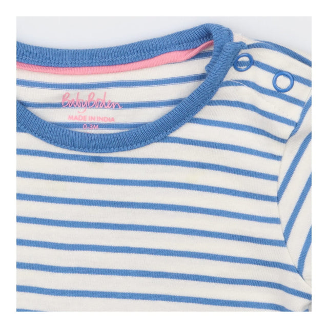Blue Stripe T-shirt and Leggings